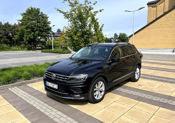 Volkswagen Tiguan cena 95900 przebieg: 144000, rok produkcji 2018 z Ciechanów małe 781